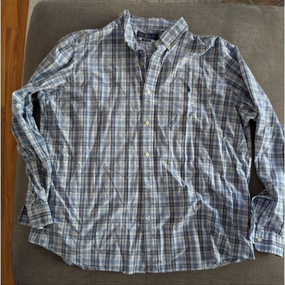 Ralph Lauren Plaid shirt XXL long sleeve - Picture 1 of 4